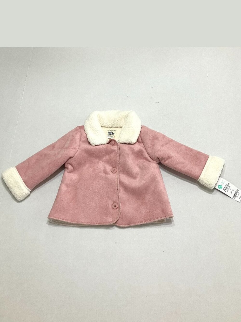 NWT Oshkosh Baby Sherpa Faux Suede Jacket
